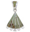 Genuine Sterling Silver And Turquoise Southwest Pendant EX28554